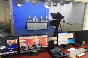 四川中職院校青蘇職業(yè)中專學(xué)校校園電視臺虛擬演播室
