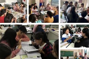 四川師范大學幼師學院學子單招加油