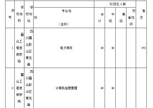 2021年眉山工程技師學(xué)院招生簡章